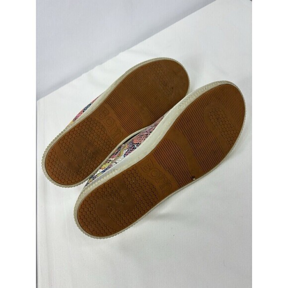 Born Mosaic Tamara Tamera Sneakers White Leather Brights 11 - Picture 9 of 12